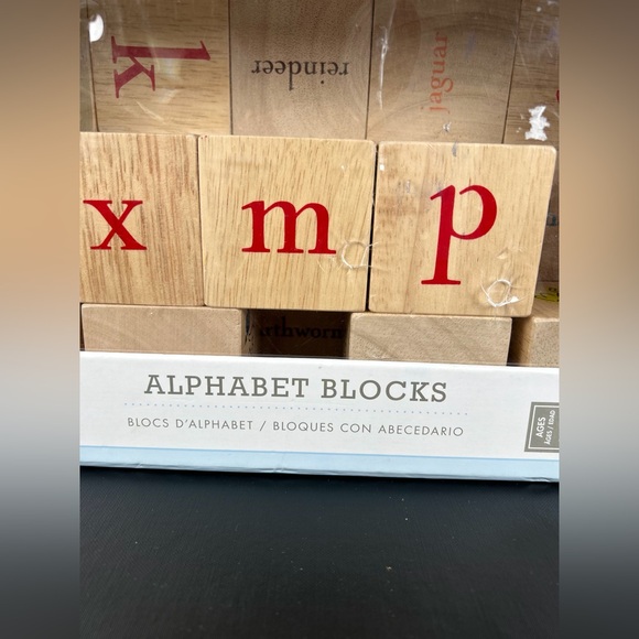 Pottery barn kids wooden alphabet blocks - Picture 4 of 8